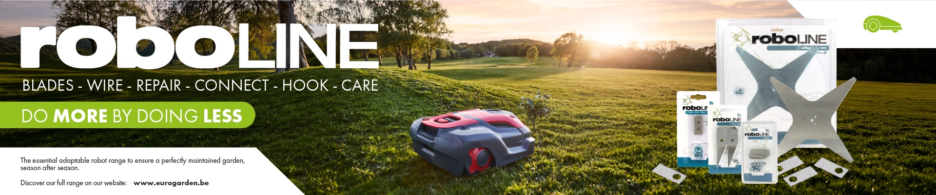 Visuel pr&eacute;sentation gamme des pi&egrave;ces adaptables Roboline