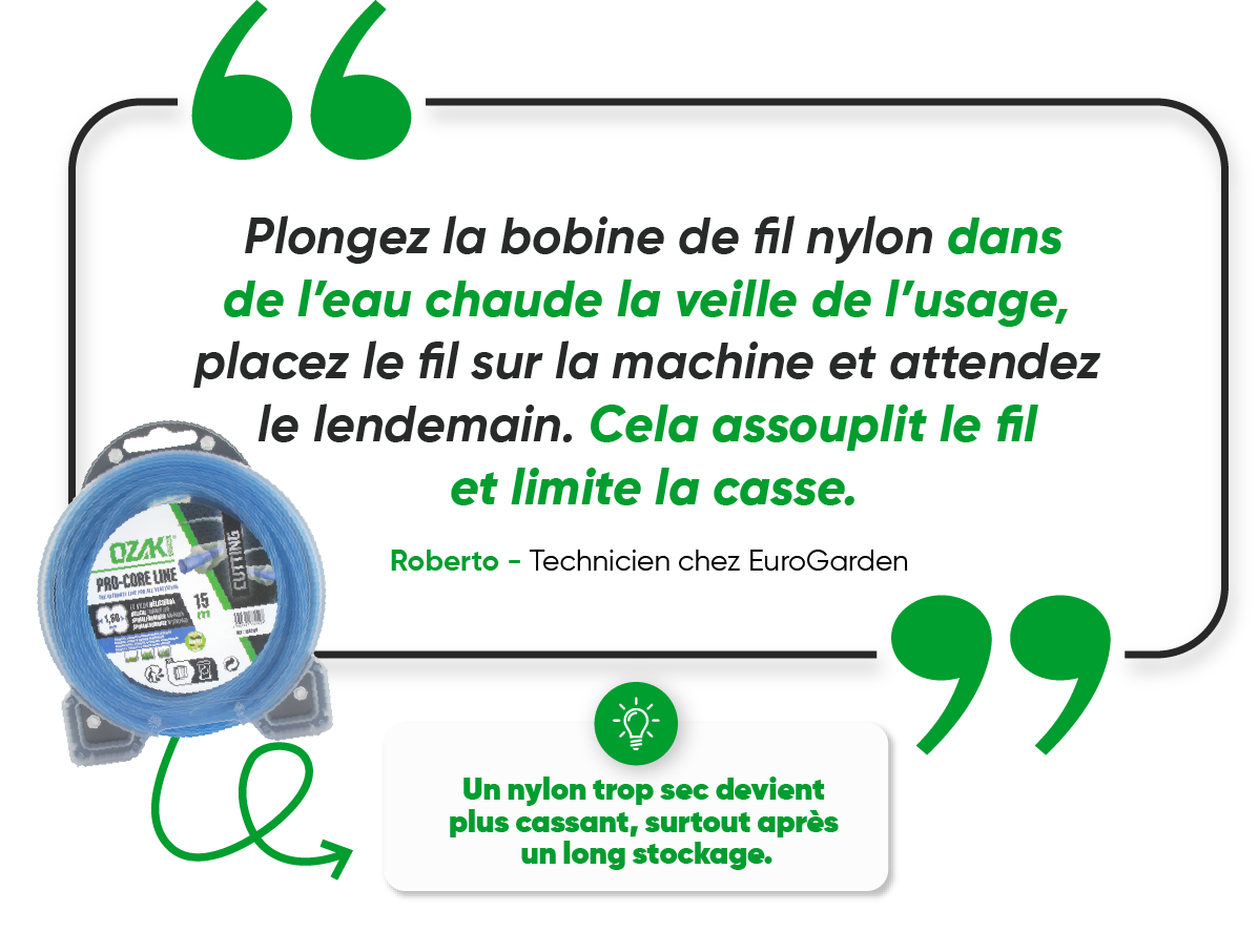 conseil de roberto fil nylon