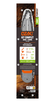 Guides, chaines et pignons pour tronconneuses 1702155