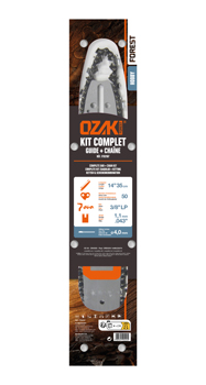 Guides, chaines et pignons pour tronconneuses 1702167