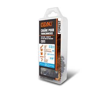 Zaagbladen, kettingen en tandwielen voor kettingzagen CD11