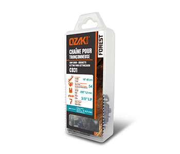 Zaagbladen, kettingen en tandwielen voor kettingzagen CD31