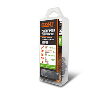 Zaagbladen, kettingen en tandwielen voor kettingzagen CD63