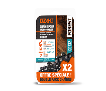 Zaagbladen, kettingen en tandwielen voor kettingzagen CD7X2