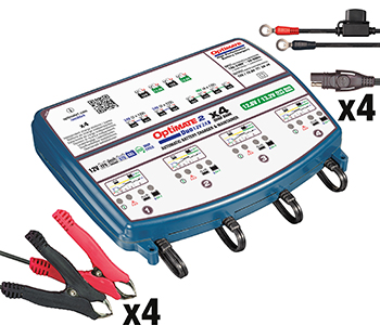 Batterijladers XTEOM2DUOX4