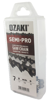 Zaagbladen, kettingen en tandwielen voor kettingzagen ZK14LP43MINI-E32