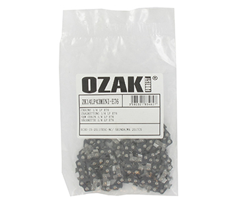 Zaagbladen, kettingen en tandwielen voor kettingzagen ZK14LP43MINI-E76