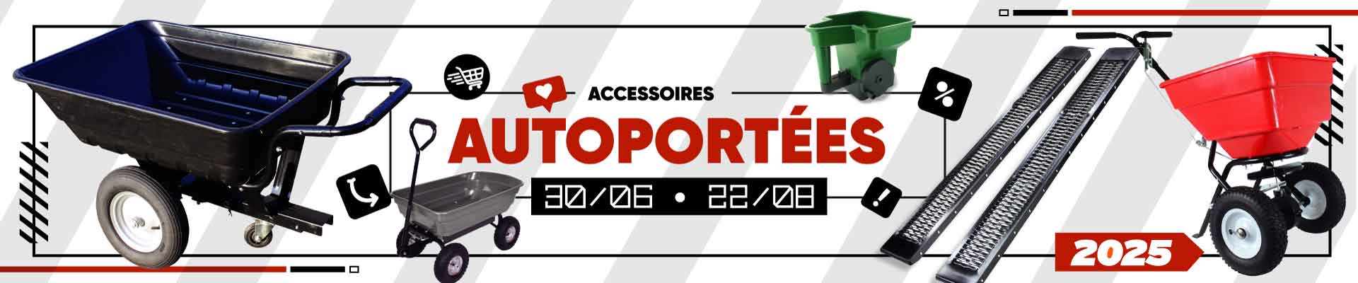 Accessoires Autoportées 2025